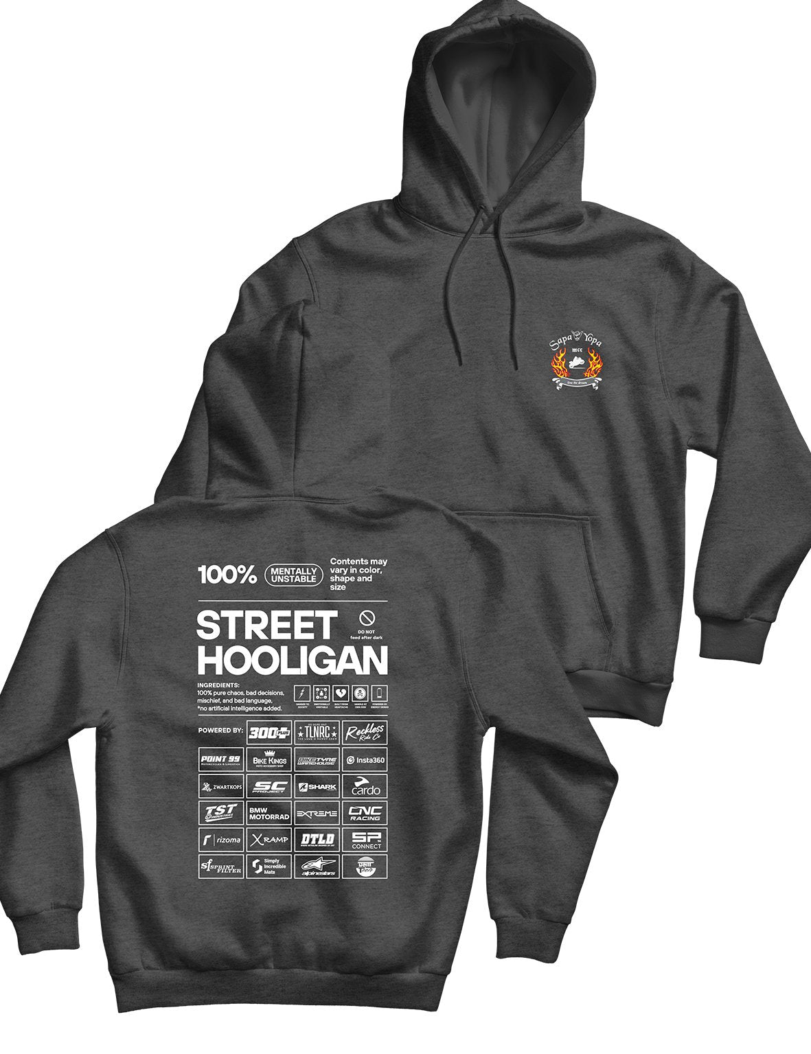 Unisex Hoodie 280g - Street Hooligan - Sapa Yopa - AMRAP INDUSTRIES