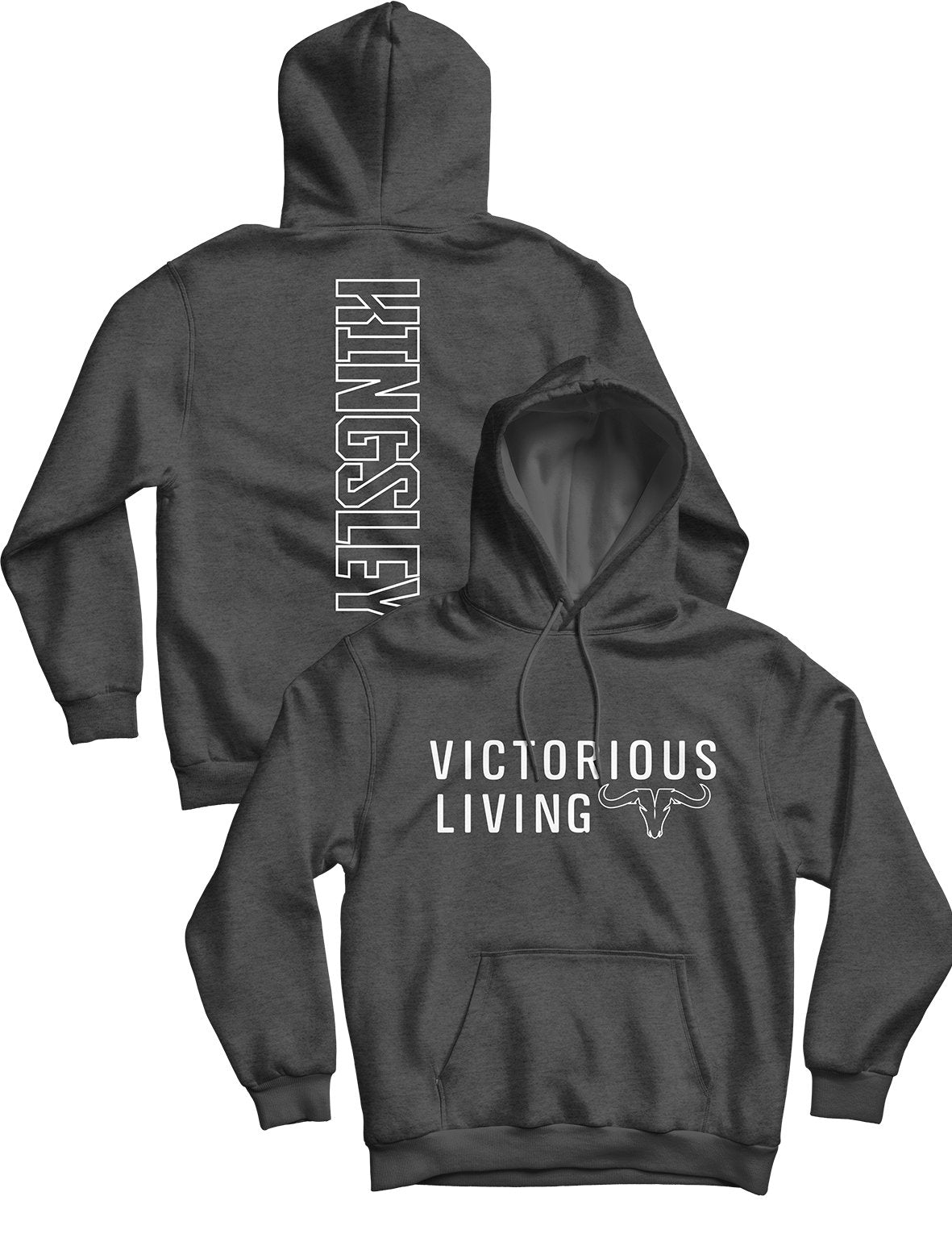 Unisex Hoodie 280g - Victorious Living - Kingsley Fitness - AMRAP INDUSTRIES