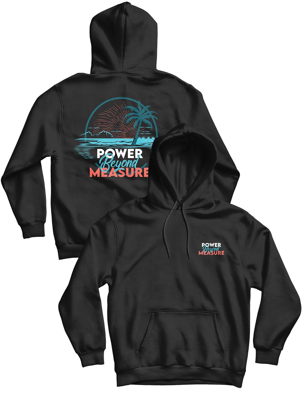 Unisex Hoodie - Beach - CrossFit PBM - AMRAP INDUSTRIES