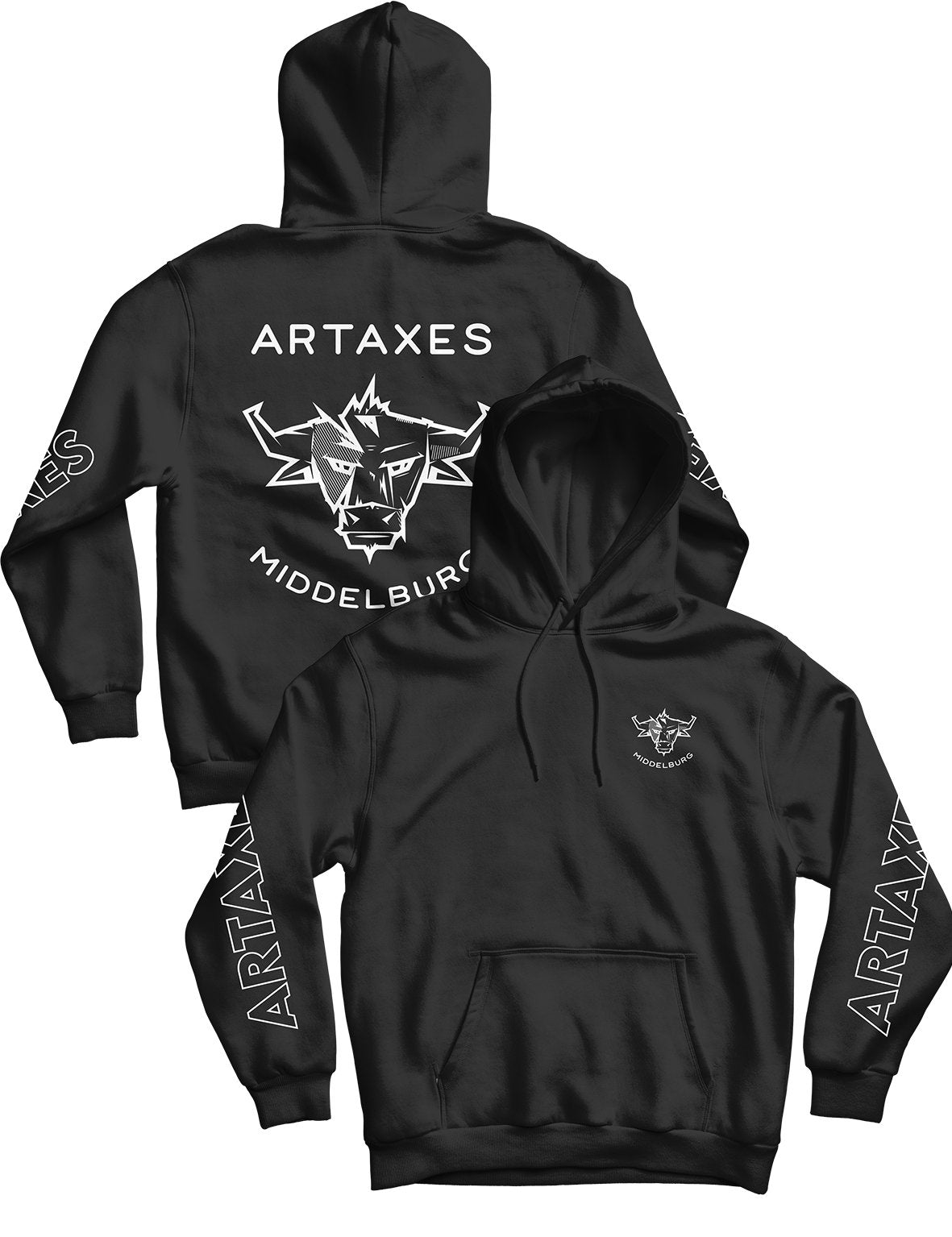 Unisex Hoodie Black 240g - Flagship - Artaxes - AMRAP INDUSTRIES