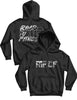 Unisex Hoodie Black 280g - Fitness Black and White - RTF Krugersdorp - AMRAP INDUSTRIES