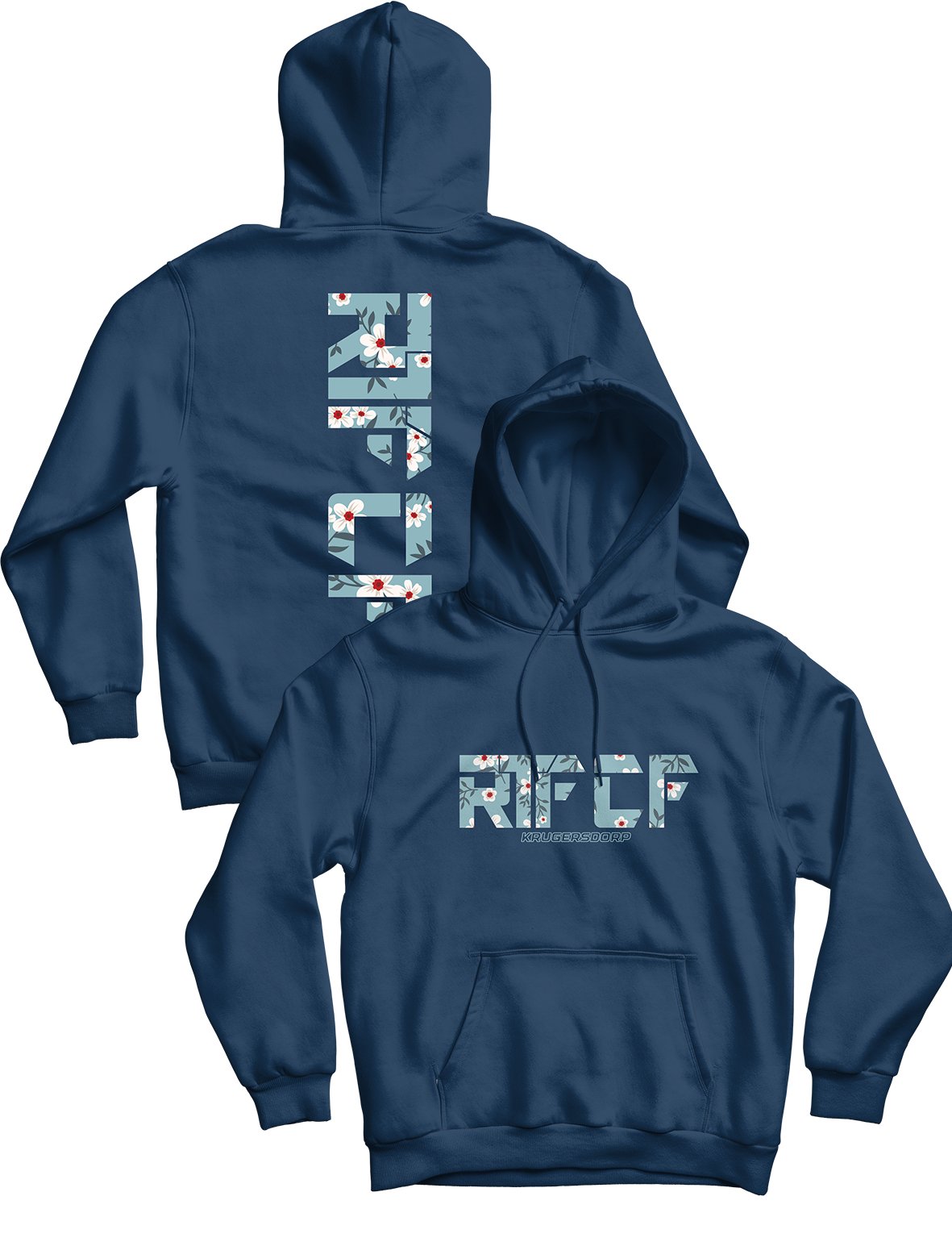 Unisex Hoodie Black 280g - Flower - RTF Krugersdorp - AMRAP INDUSTRIES