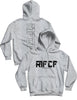 Unisex Hoodie Black 280g - Outlined - RTF Krugersdorp - AMRAP INDUSTRIES