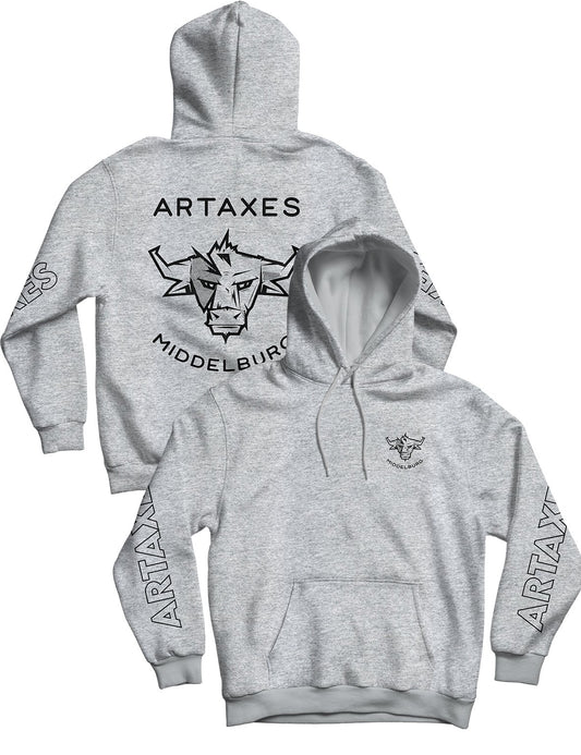 Unisex Hoodie Grey Melange 240g - Flagship - Artaxes - AMRAP INDUSTRIES