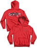 Unisex Hoodie Red - Flagship - CrossFit PBM - AMRAP INDUSTRIES