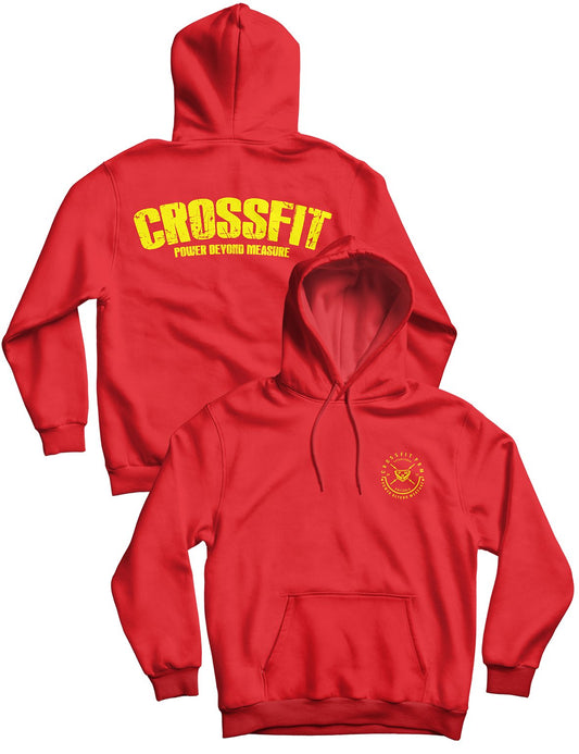 Unisex Hoodie Red - Flagship - CrossFit PBM - AMRAP INDUSTRIES