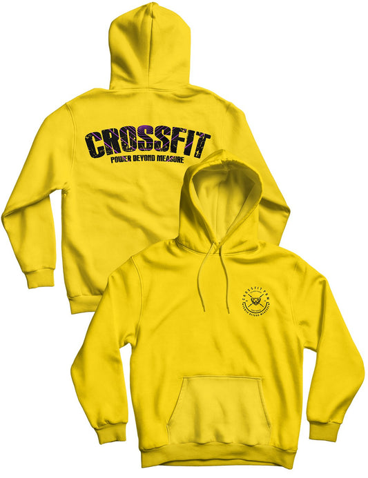 Unisex Hoodie Yellow - Flagship - CrossFit PBM - AMRAP INDUSTRIES