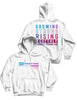 Unisex White Hoodie 280g - Custom Name - CrossFit Rising Oak - AMRAP INDUSTRIES