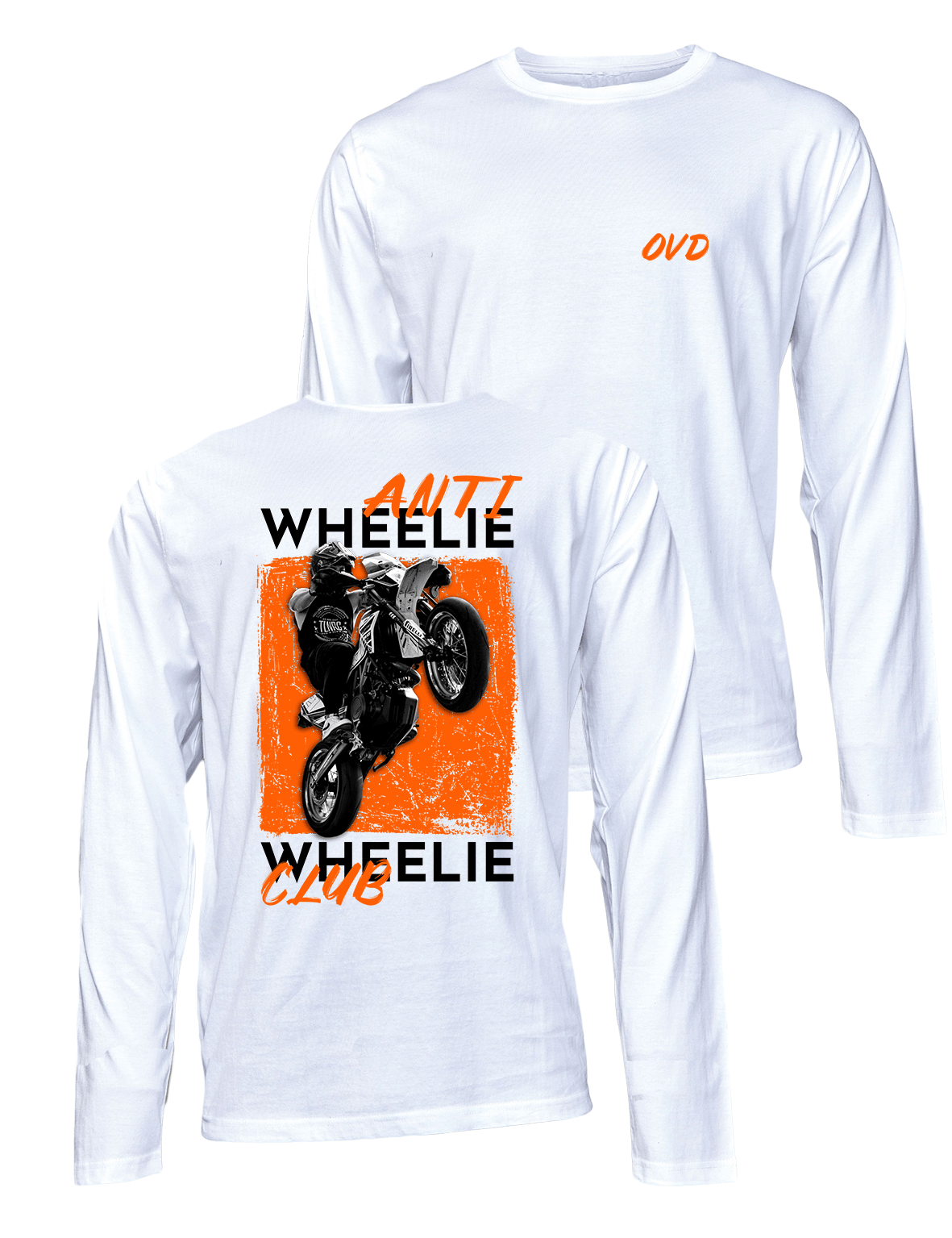 Universal Premium Long Sleeve Tee - AntiWheelieClub - Loud and Rowdy - AMRAP