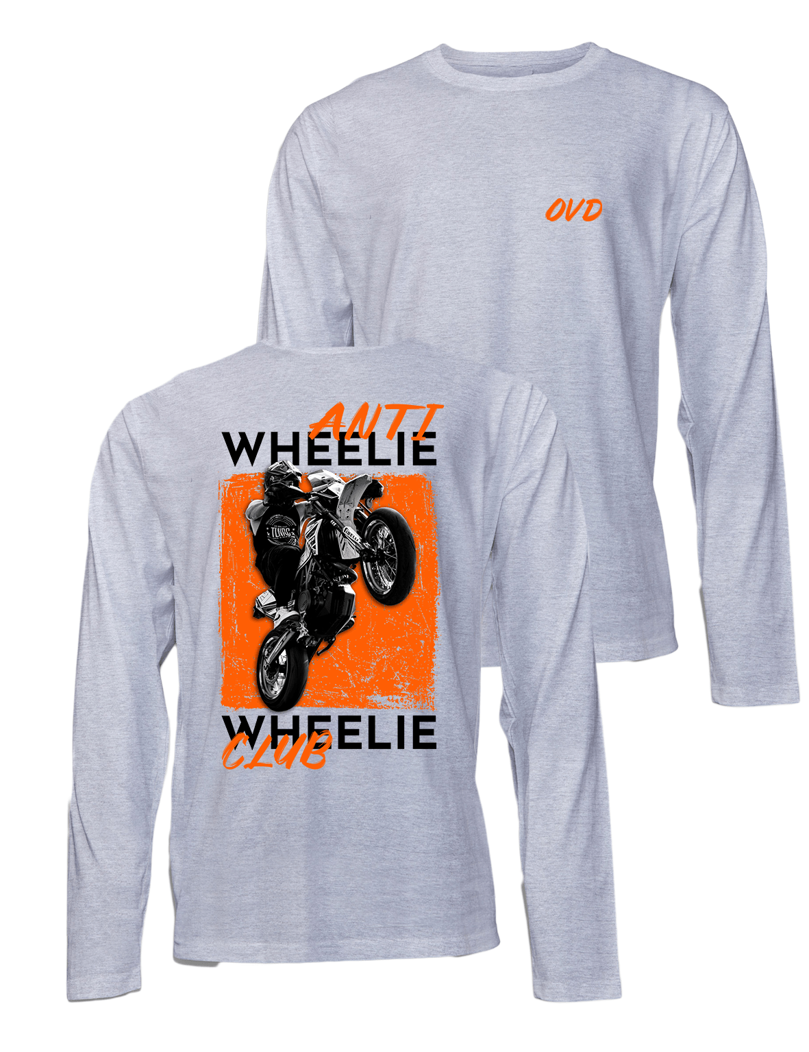 Universal Premium Long Sleeve Tee - AntiWheelieClub - Loud and Rowdy - AMRAP