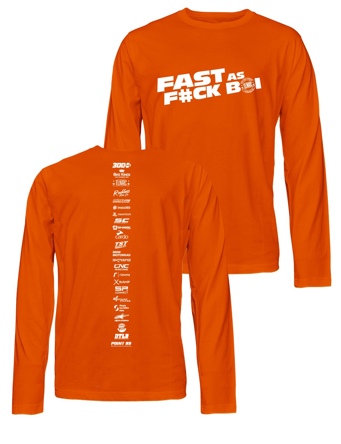 Universal Premium Long Sleeve Tee - Backbone - Fast as F#ck Boi! - AMRAP INDUSTRIES