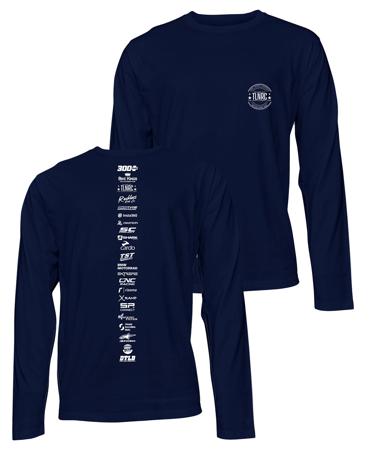 Universal Premium Long Sleeve Tee - Backbone - Loud and Rowdy - AMRAP INDUSTRIES