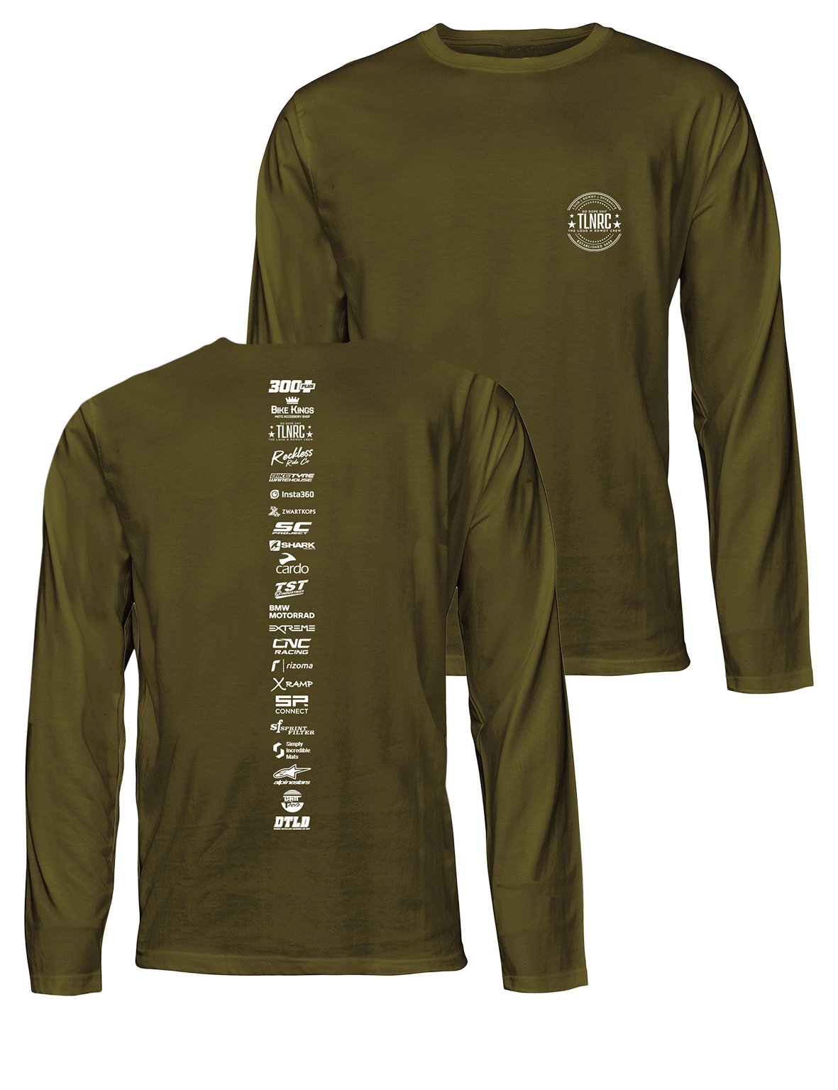 Universal Premium Long Sleeve Tee - Backbone - Loud and Rowdy - AMRAP INDUSTRIES