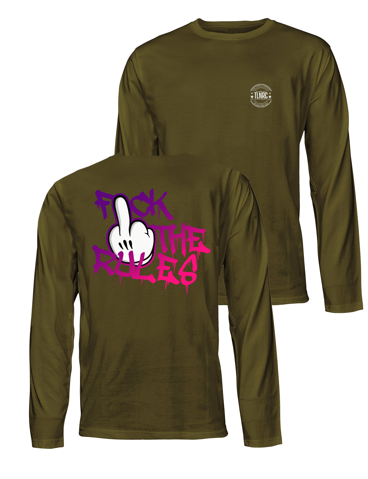 Universal Premium Long Sleeve Tee - F the Rules - Loud and Rowdy - AMRAP