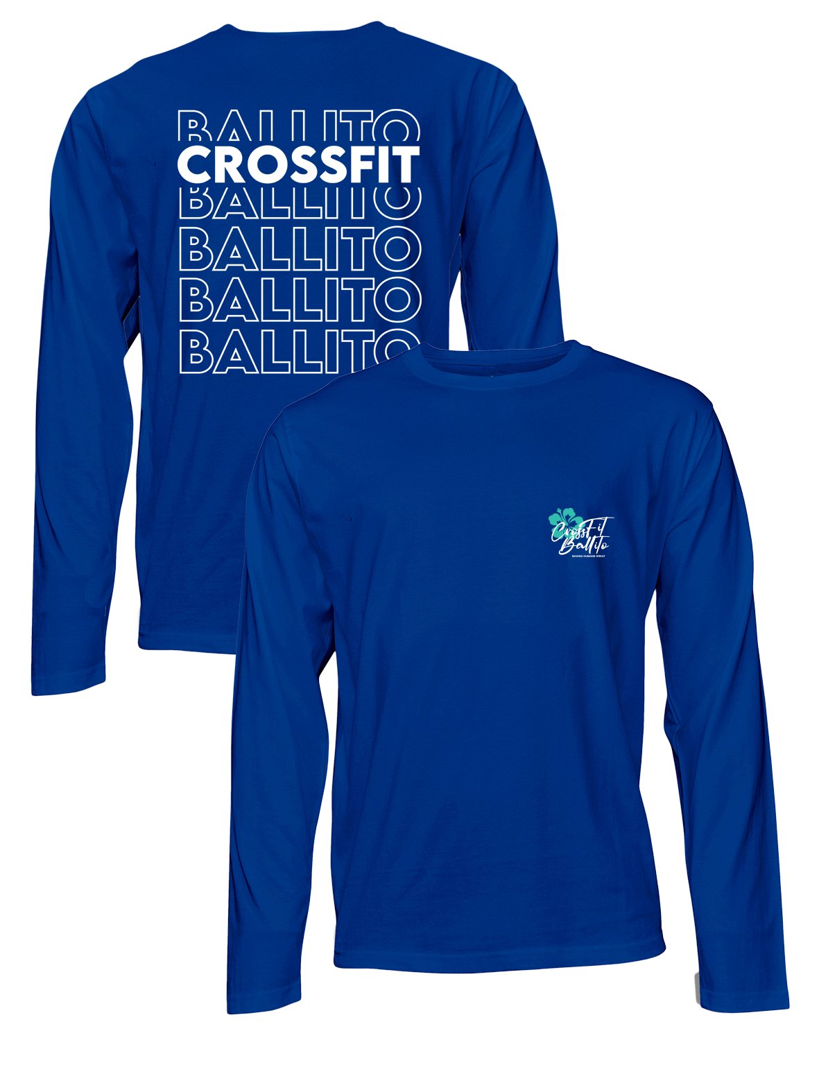 Universal Premium Long Sleeve Tee - Outlined - CrossFit Ballito - AMRAP INDUSTRIES