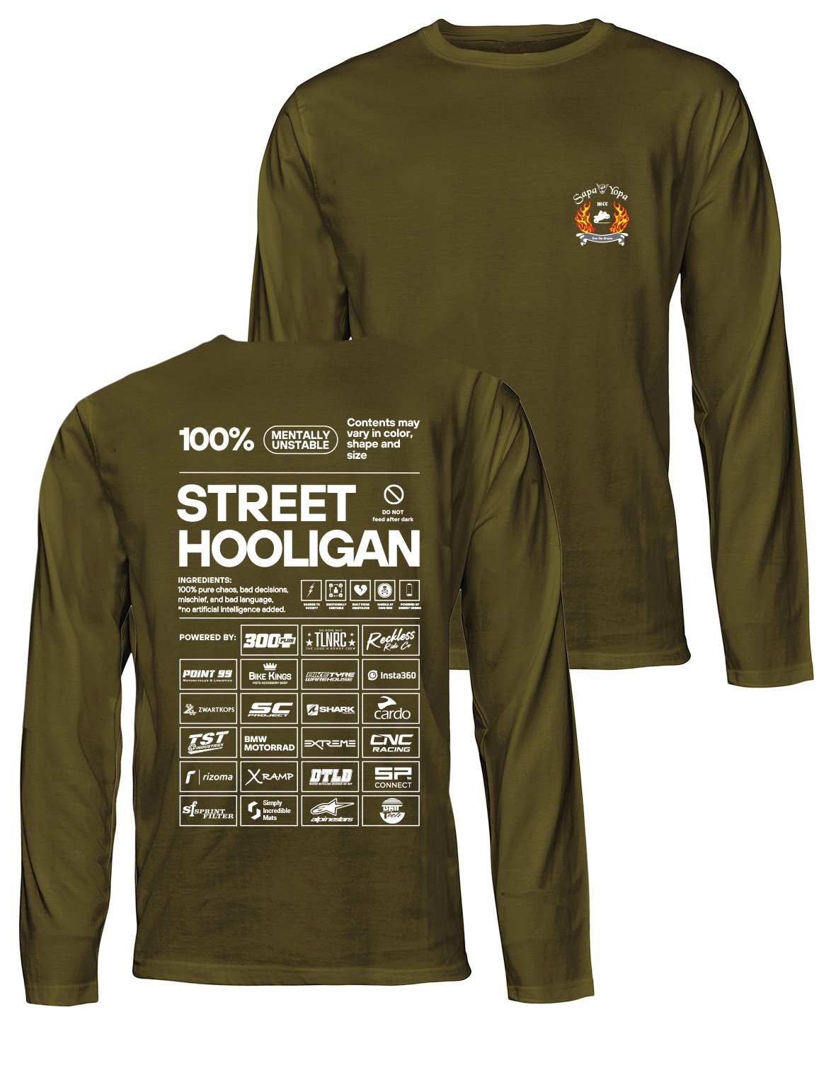 Universal Premium Long Sleeve Tee - Street Hooligan - Sapa Yopa - AMRAP INDUSTRIES