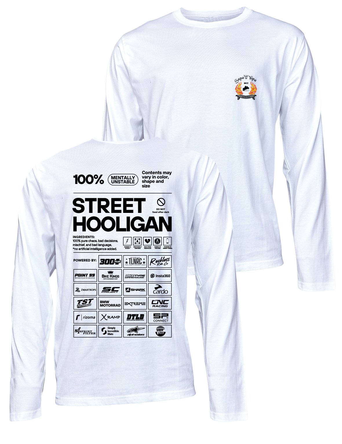 Universal Premium Long Sleeve Tee - Street Hooligan - Sapa Yopa - AMRAP INDUSTRIES