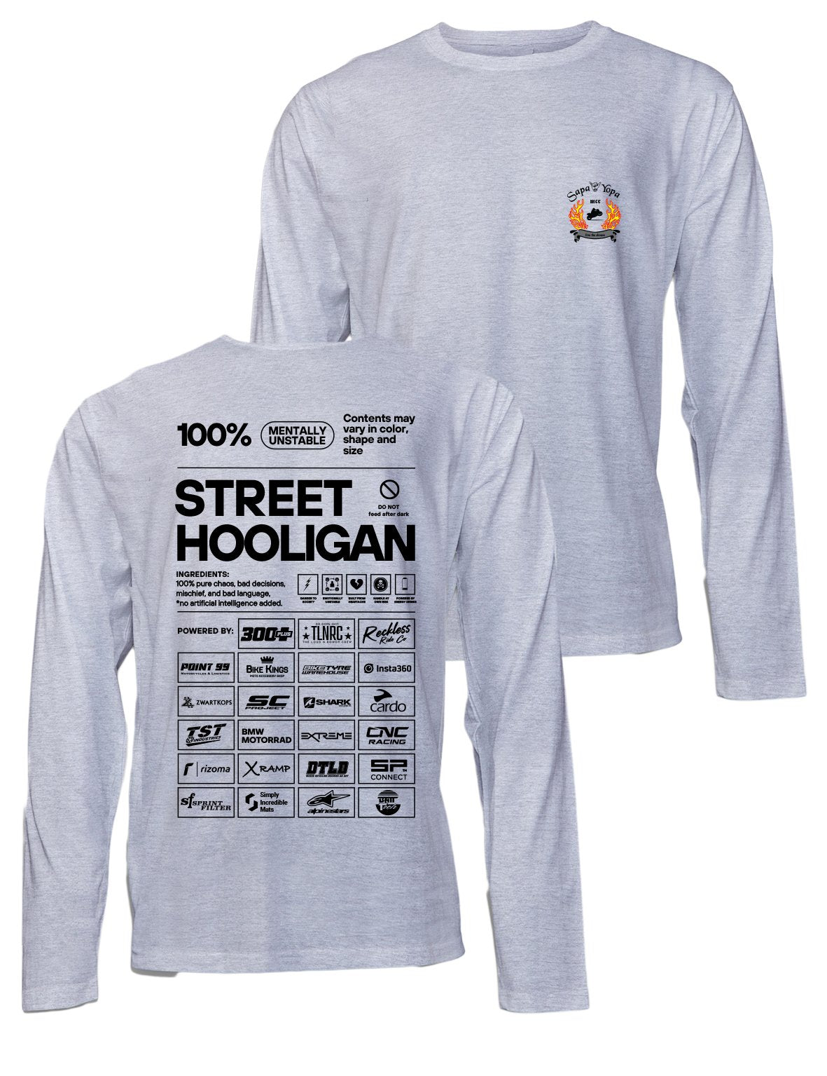 Universal Premium Long Sleeve Tee - Street Hooligan - Sapa Yopa - AMRAP INDUSTRIES