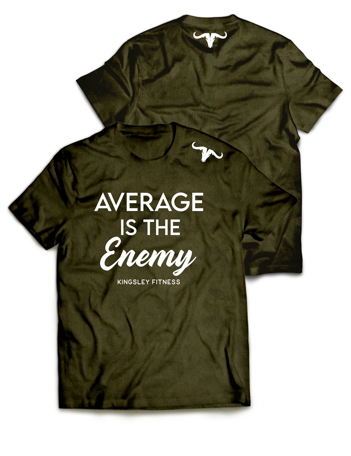 Universal Premium Tee - Average is the Enemy - Kingsley - AMRAP INDUSTRIES