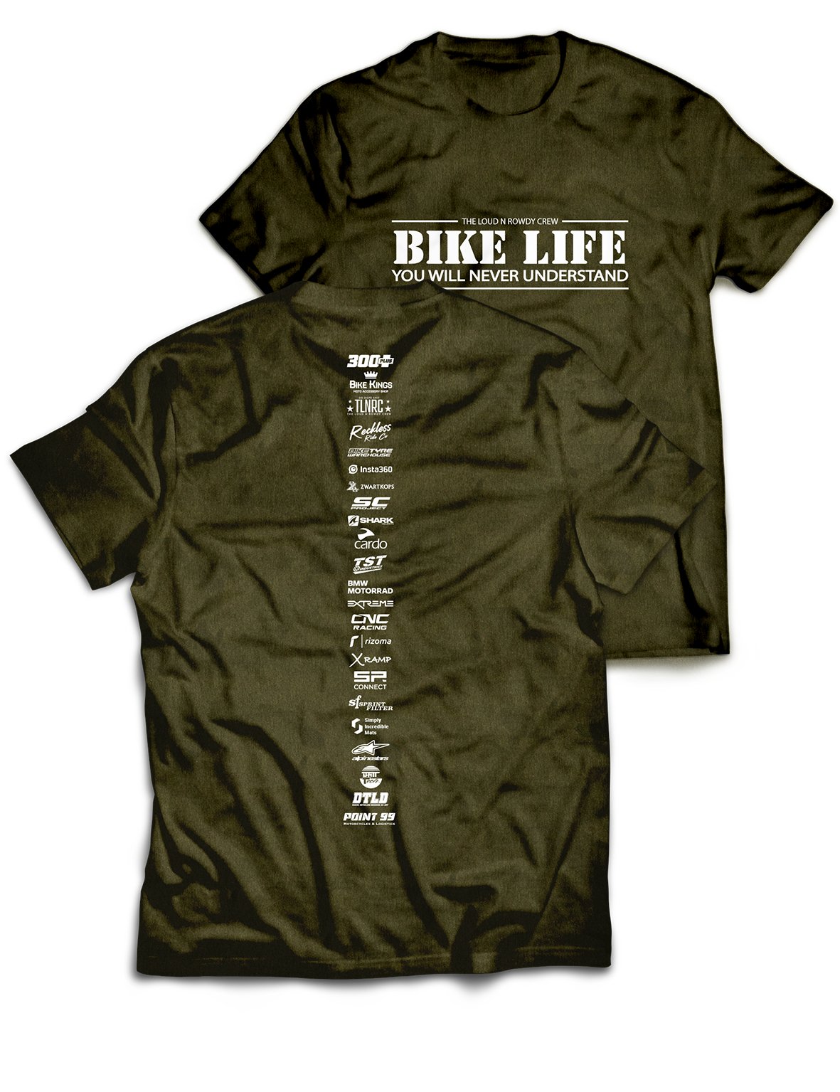 Universal Premium Tee - Backbone - Bike Life - AMRAP INDUSTRIES