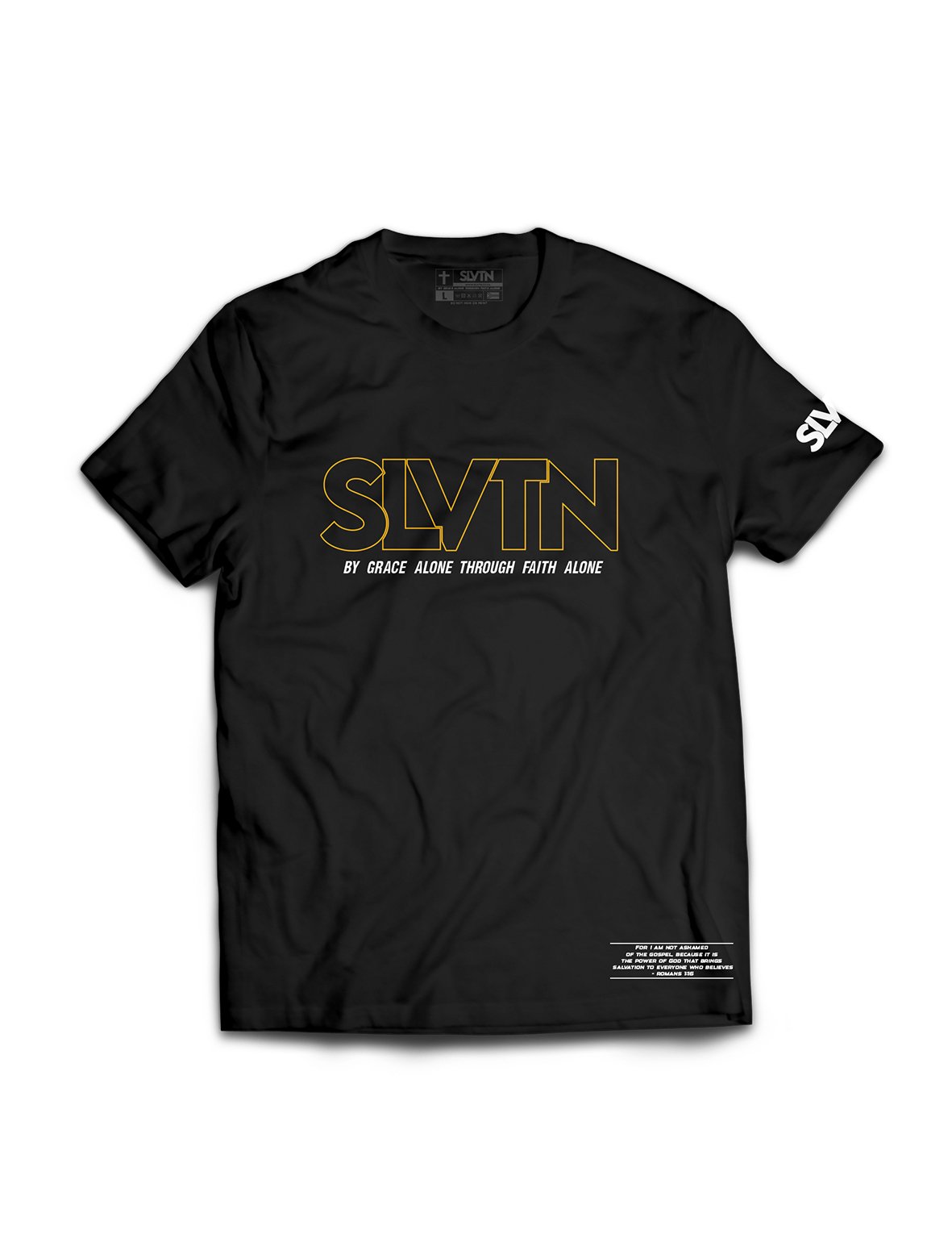 Universal Premium Tee - Flagship Outlined - SLVTN - AMRAP INDUSTRIES