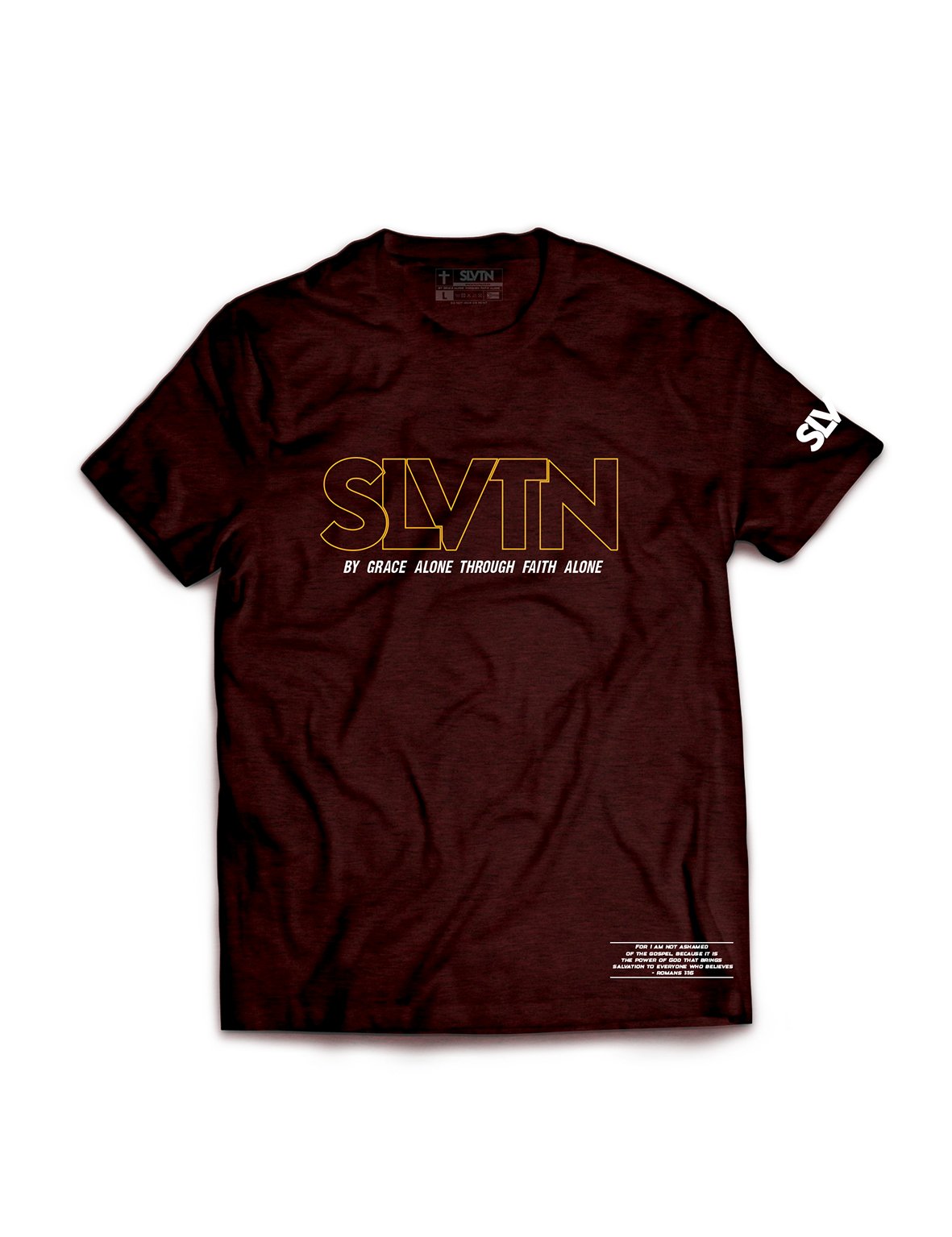 Universal Premium Tee - Flagship Outlined - SLVTN - AMRAP INDUSTRIES