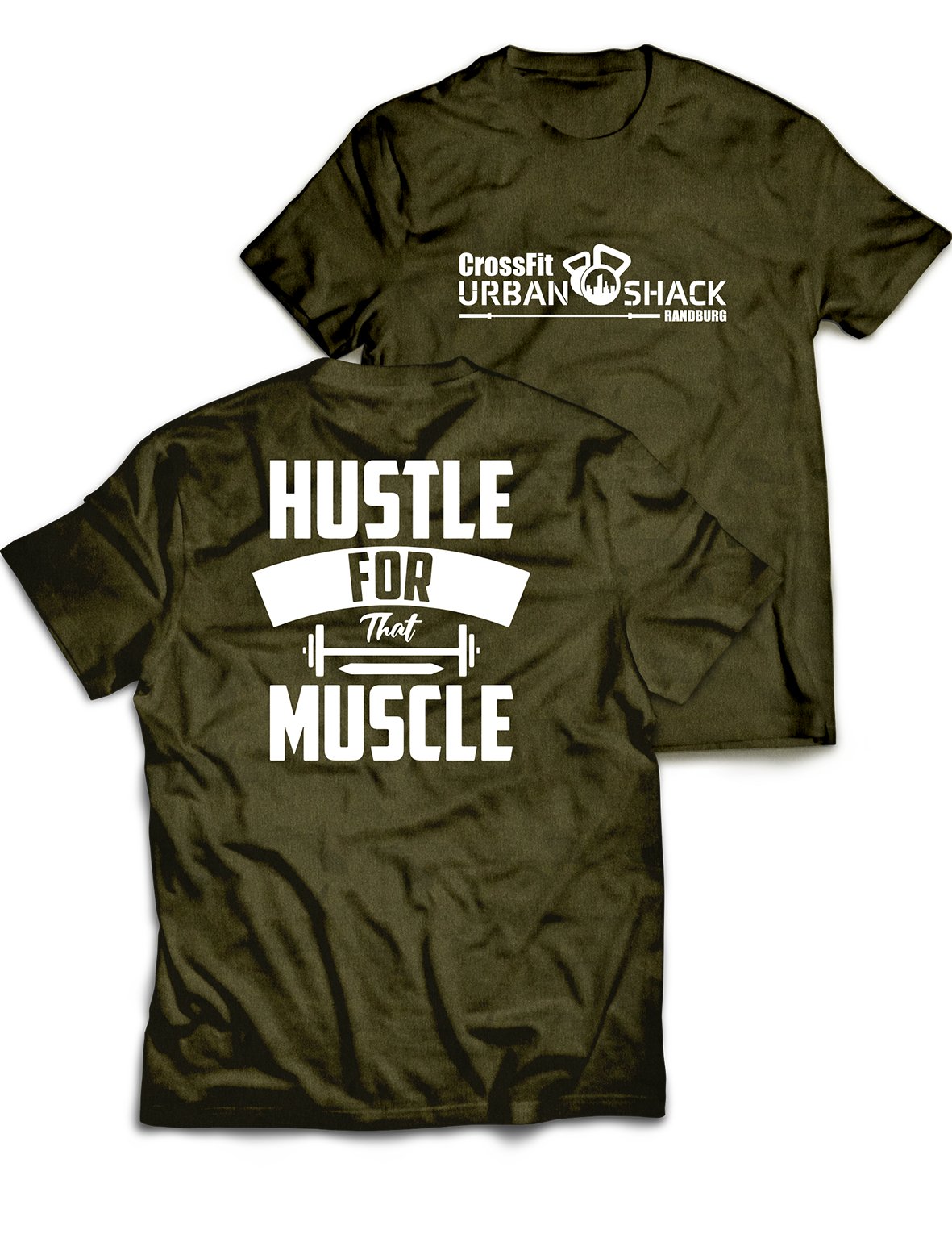 Universal Premium Tee - Hustle for that Muscle - Urban Shack - AMRAP INDUSTRIES