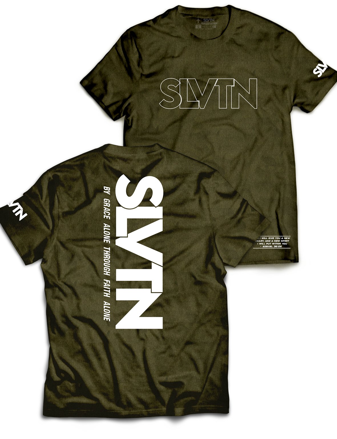 Universal Premium Tee - Outlined - SLVTN - AMRAP INDUSTRIES