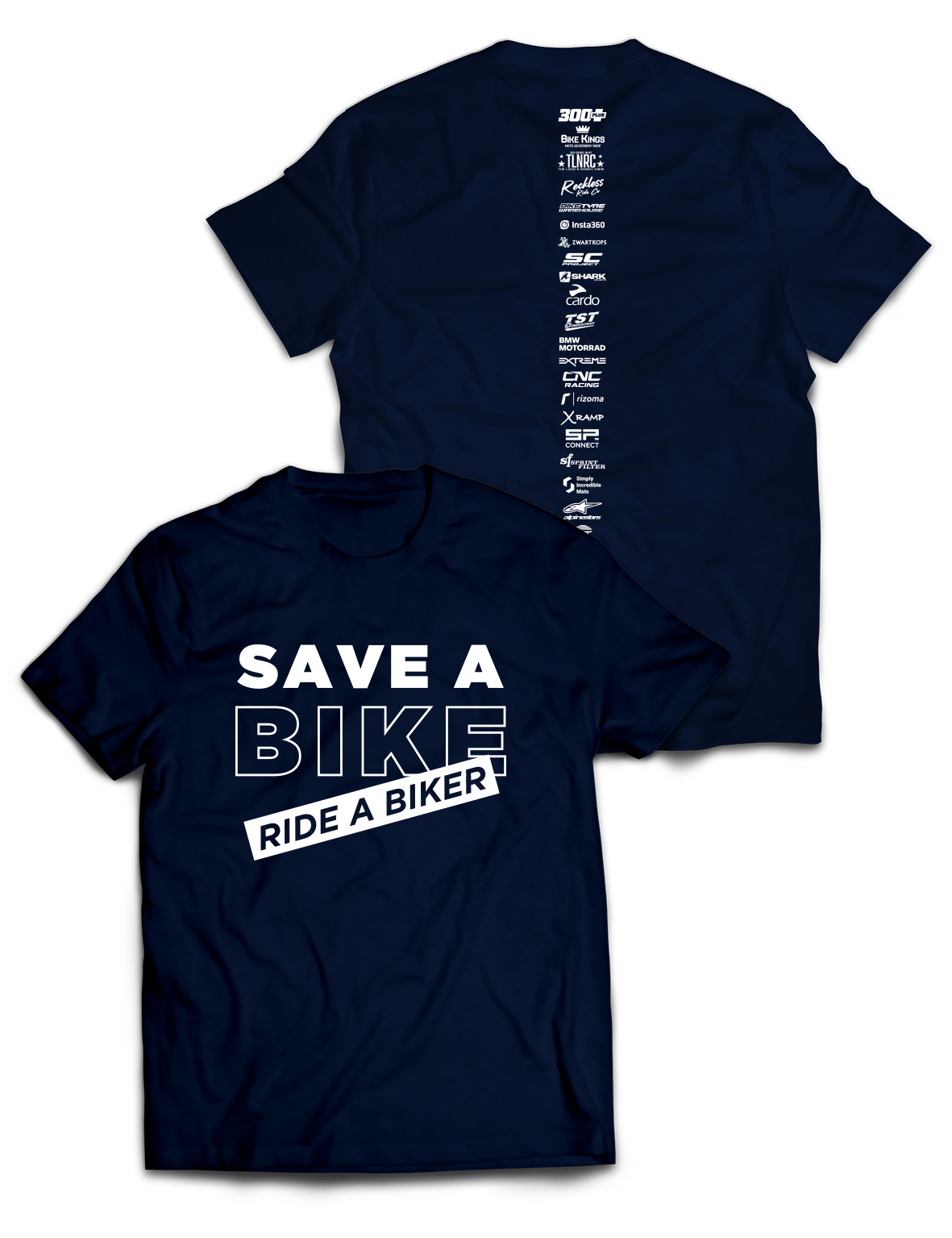 Universal Premium Tee - Save a Bike - Loud and Rowdy - AMRAP