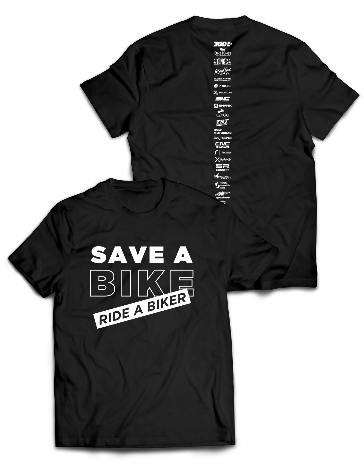 Universal Premium Tee - Save a Bike - Loud and Rowdy - AMRAP