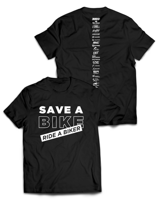 Universal Premium Tee - Save a Bike - Loud and Rowdy - AMRAP