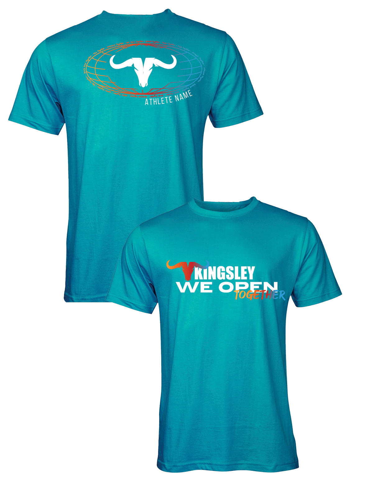 Universal Premium Tee - We open together 2025 - CrossFit Kingsley - AMRAP