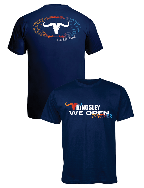 Universal Premium Tee - We open together 2025 - CrossFit Kingsley - AMRAP