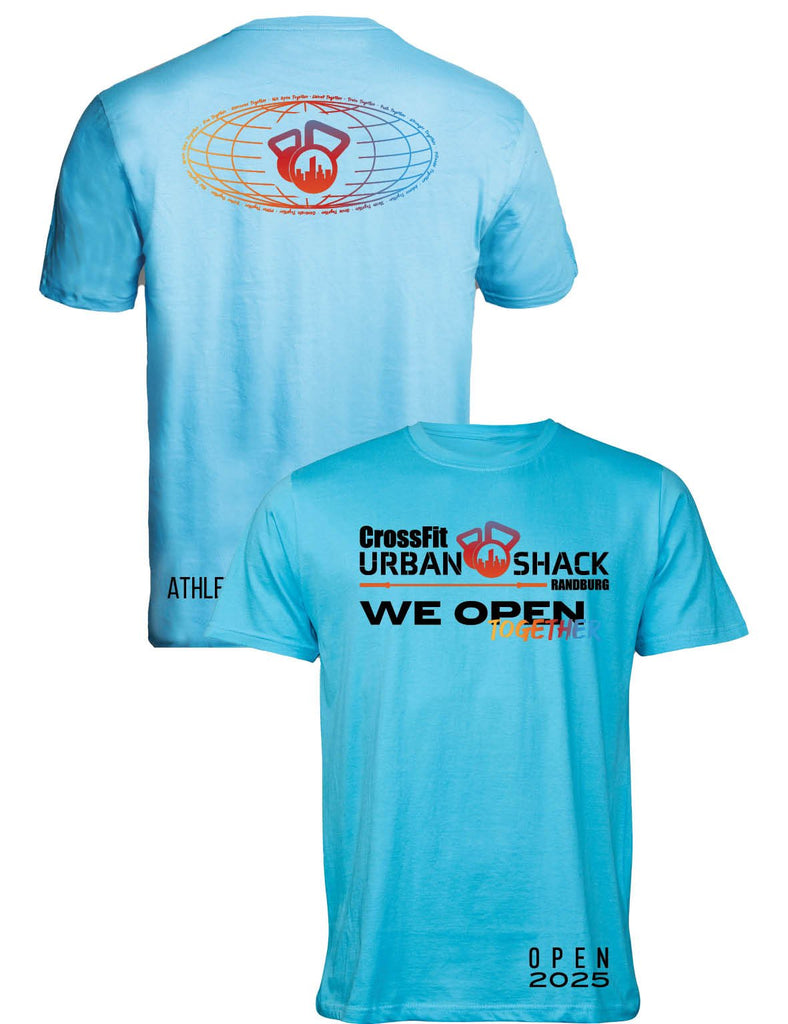 Universal Premium Tee - We Open Together - Open 2025 - Crossfit Urban Shack - AMRAP