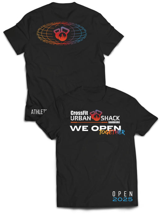 Universal Premium Tee - We Open Together - Open 2025 - Crossfit Urban Shack - AMRAP