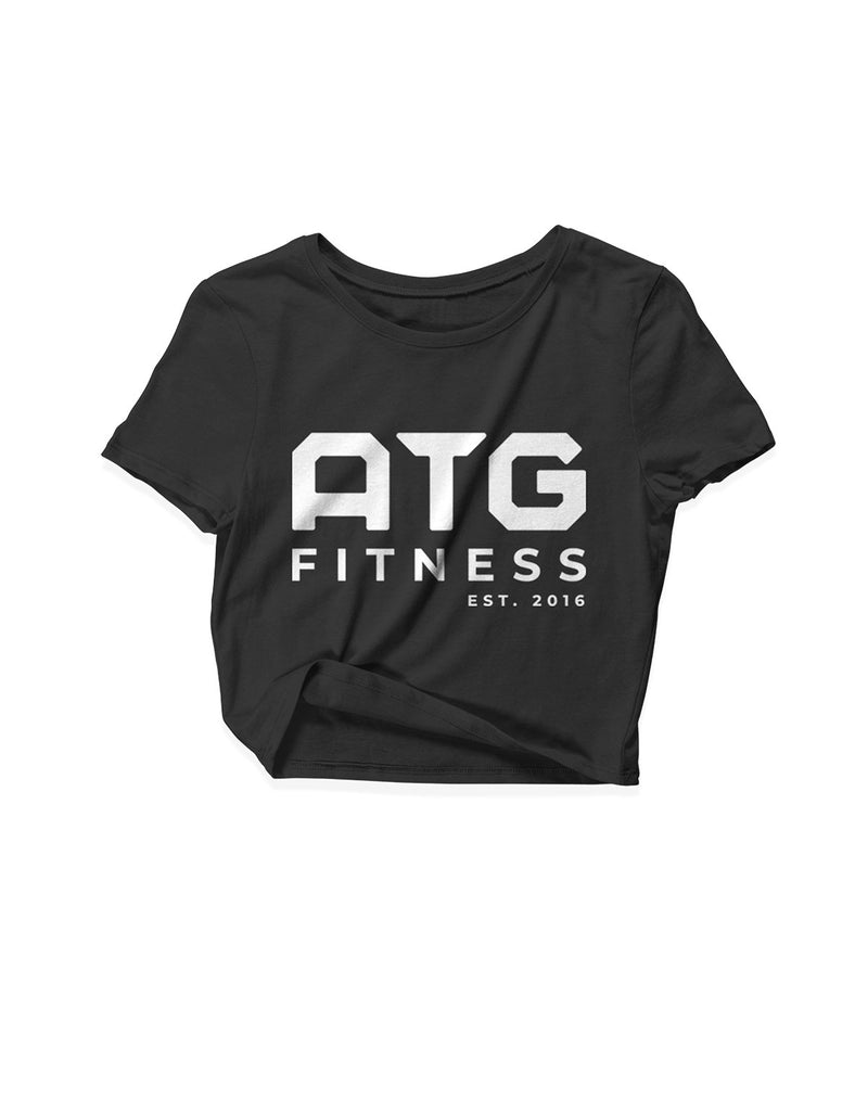 Ladies Black Crop Tops - ATG Original - ATG Fitness - AMRAP INDUSTRIES