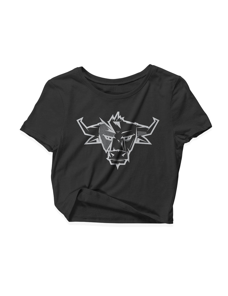 Ladies Black Crop Tops - Bull - Artaxes - AMRAP INDUSTRIES