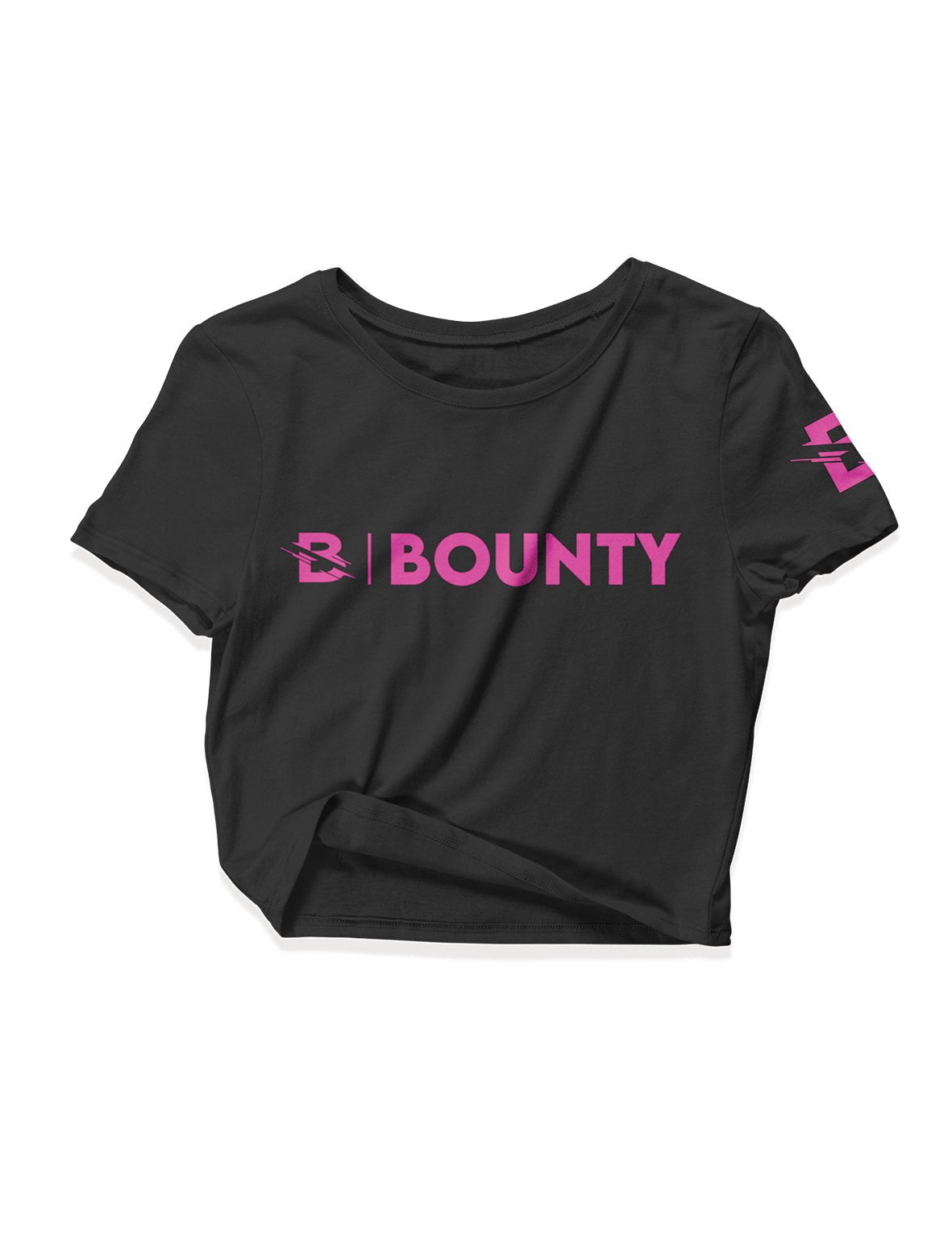 Ladies Black Crop Tops - Elite - Bounty - AMRAP INDUSTRIES