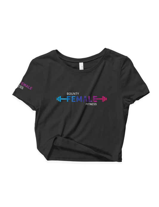 Ladies Black Crop Tops - Flagship - Bounty Female Fitness - AMRAP INDUSTRIES