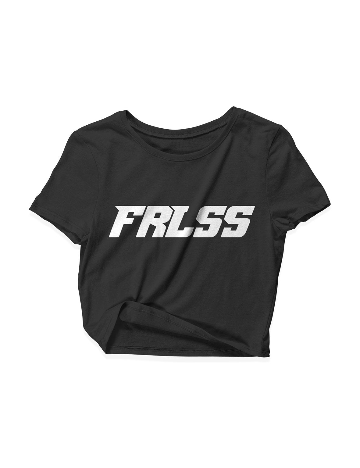 Ladies Black Crop Tops - Flagship - FRLSS - AMRAP INDUSTRIES