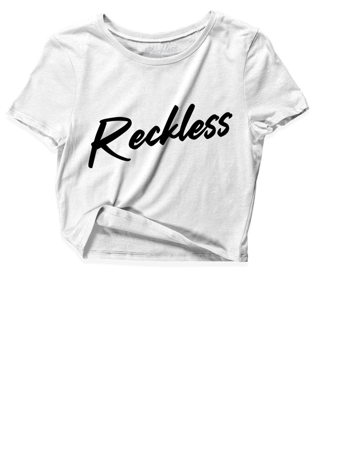 Ladies Black Crop Tops - Flagship - Reckless Ride Co - AMRAP INDUSTRIES