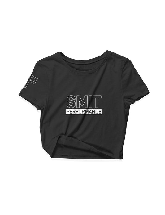 Ladies Black Crop Tops - Flagship - Smit Performance - AMRAP INDUSTRIES