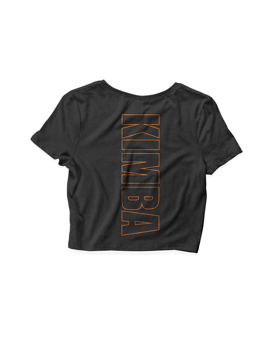 Ladies Black Crop Tops - Kimba - CrossFit Kimba - AMRAP INDUSTRIES