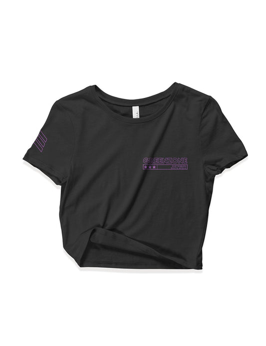 Ladies Black Crop Tops - Murph - Greenzone - AMRAP INDUSTRIES