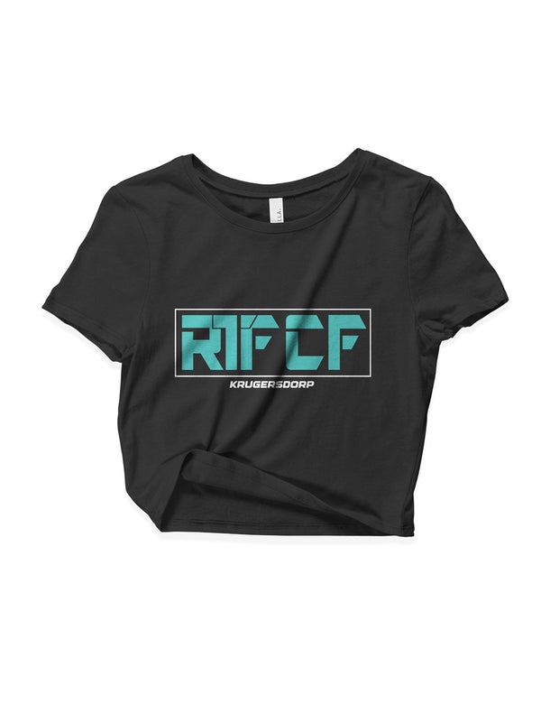 Ladies Black Crop Tops - Quote - RTF CF - AMRAP INDUSTRIES