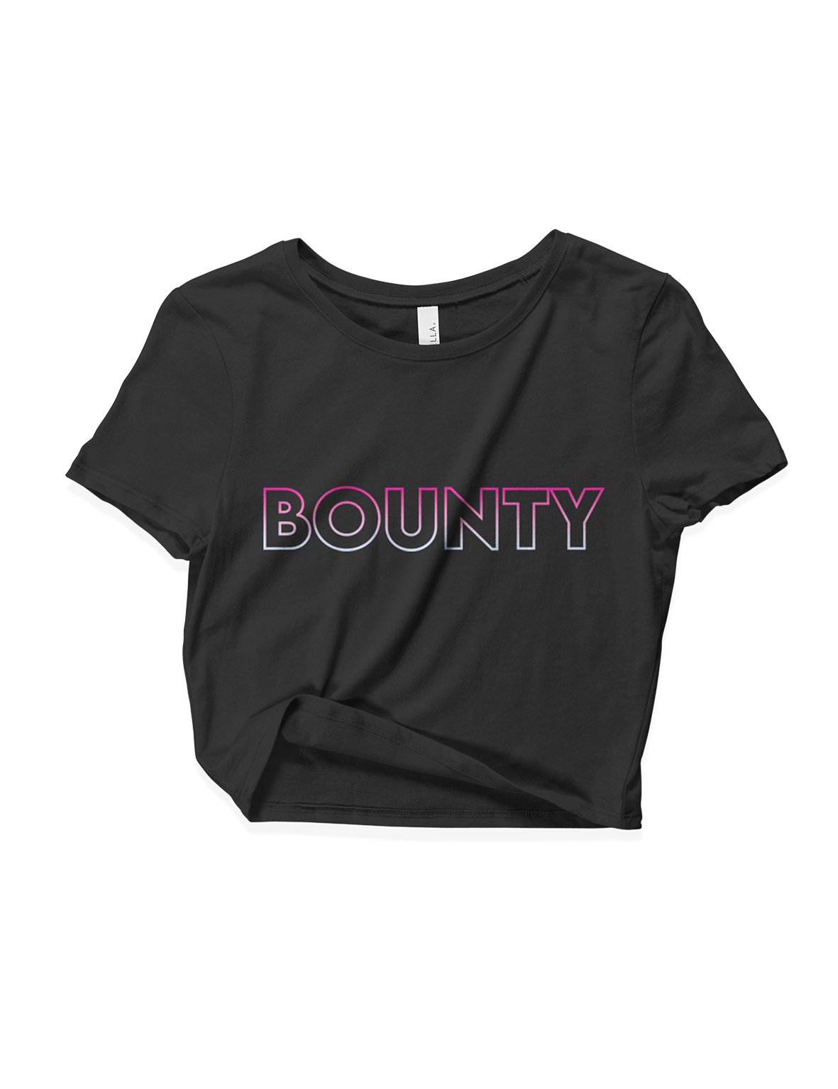 Ladies Black Crop Tops - RX Chart - Bounty - AMRAP INDUSTRIES