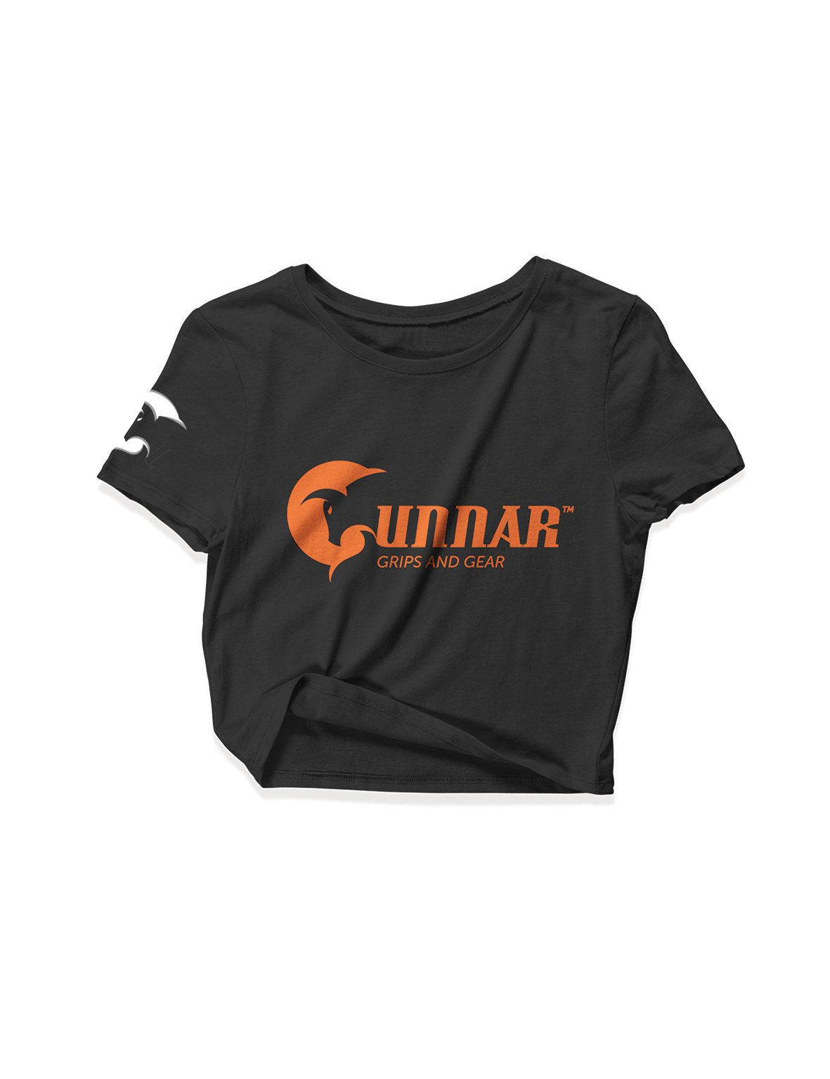 Ladies Black Crop Tops - Stay Humble - Gunnar - AMRAP INDUSTRIES