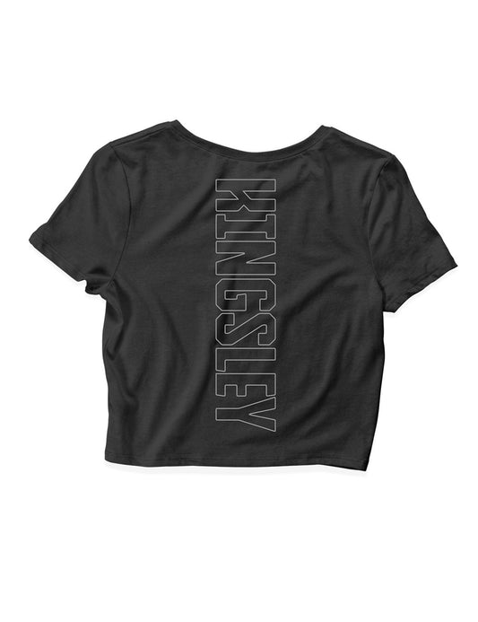 Ladies Black Crop Tops - Victorious Living - Kingsley - AMRAP INDUSTRIES