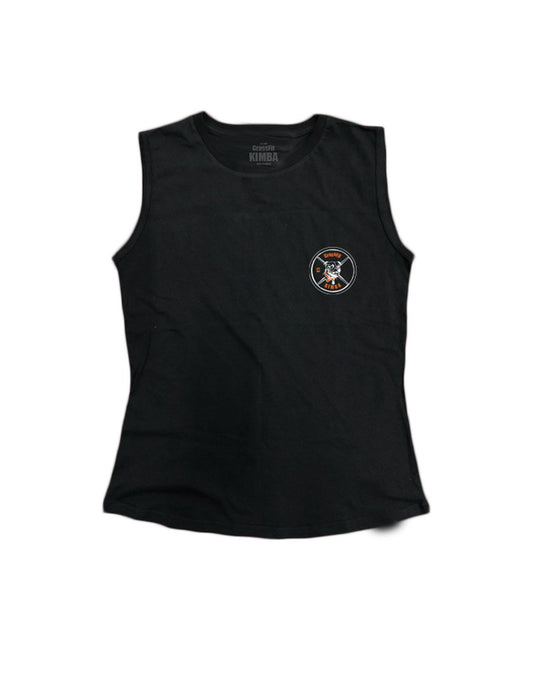 Ladies Black Everyday Tank Tops - Kimba - CrossFit Kimba - AMRAP INDUSTRIES