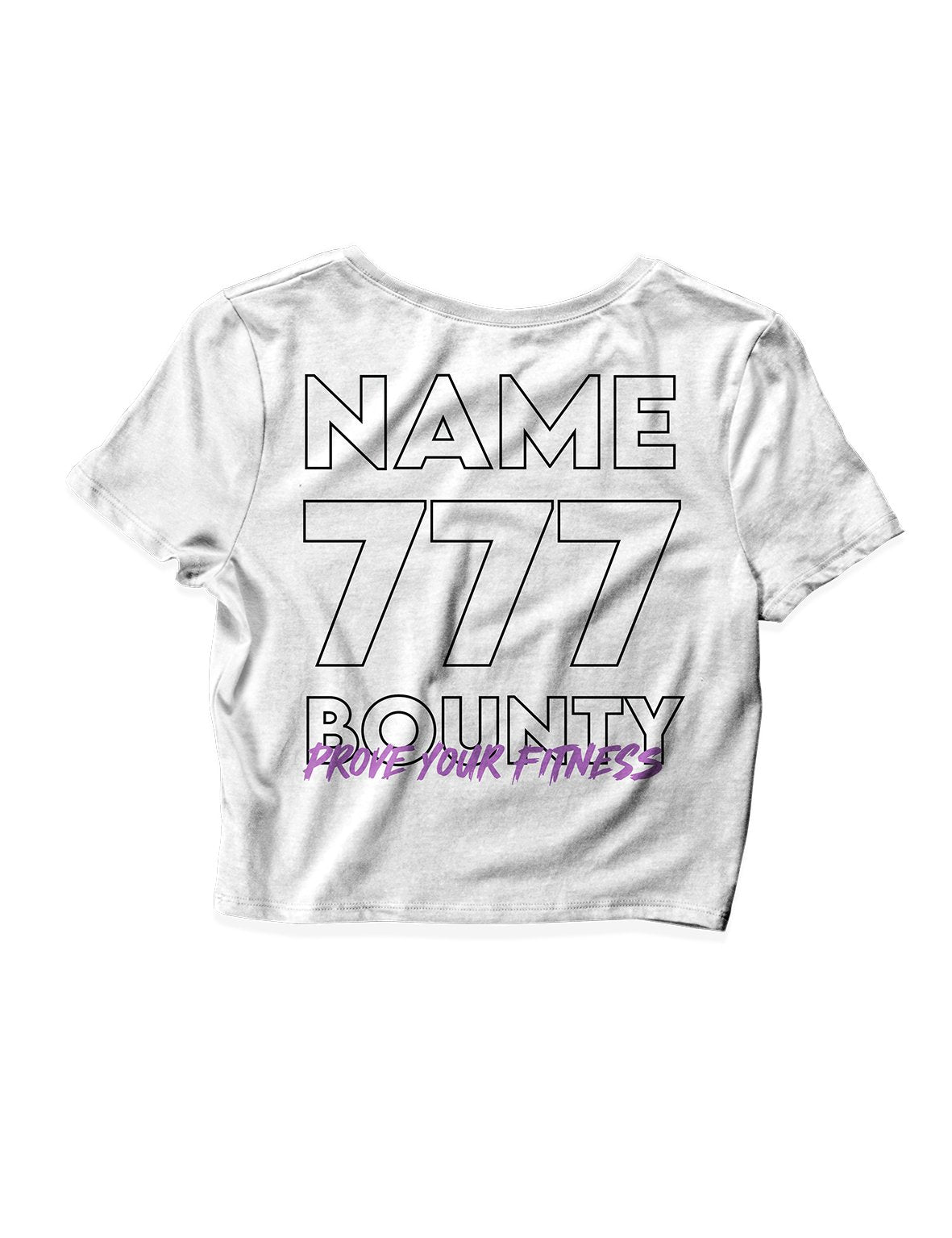 Ladies Crop Tops - Athlete Name - Bounty - AMRAP INDUSTRIES